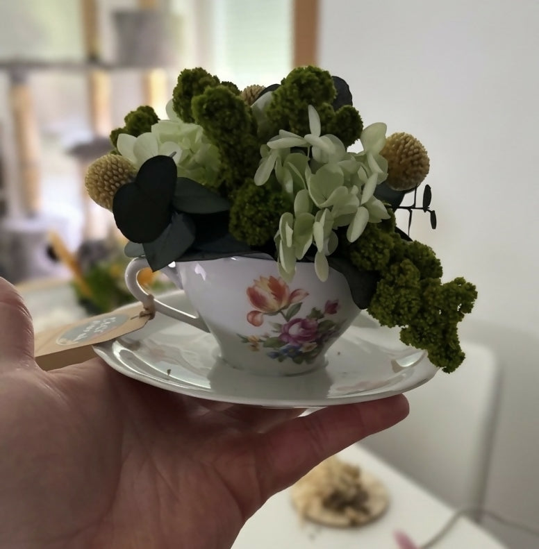 Les tasse Fleurie Vintage