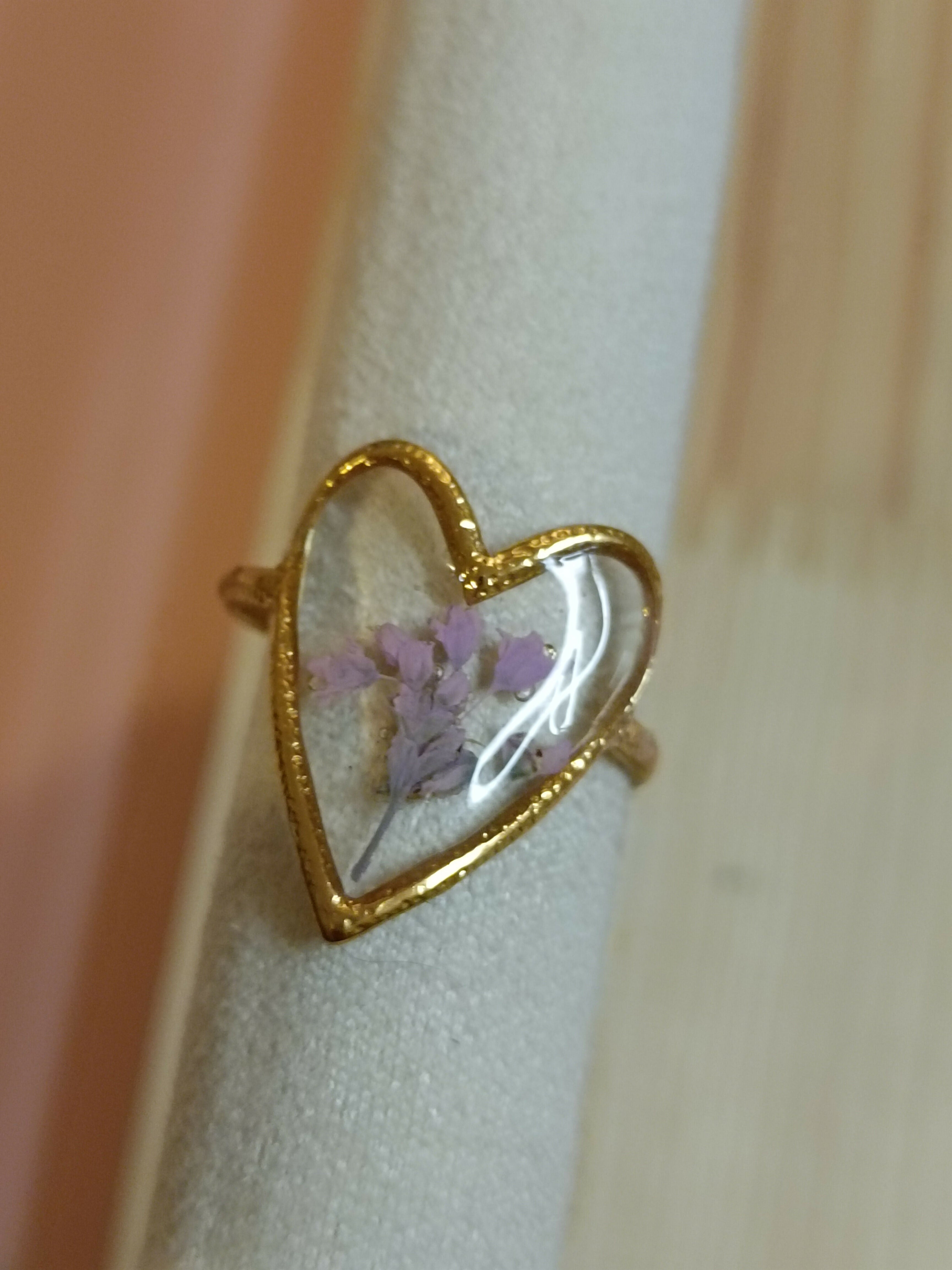 MEL/BCM Hammered Heart Ring