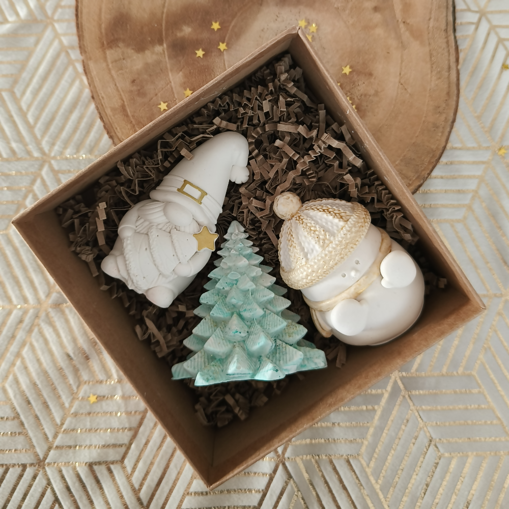 Figurine de Noël- Lot de 3 différentes