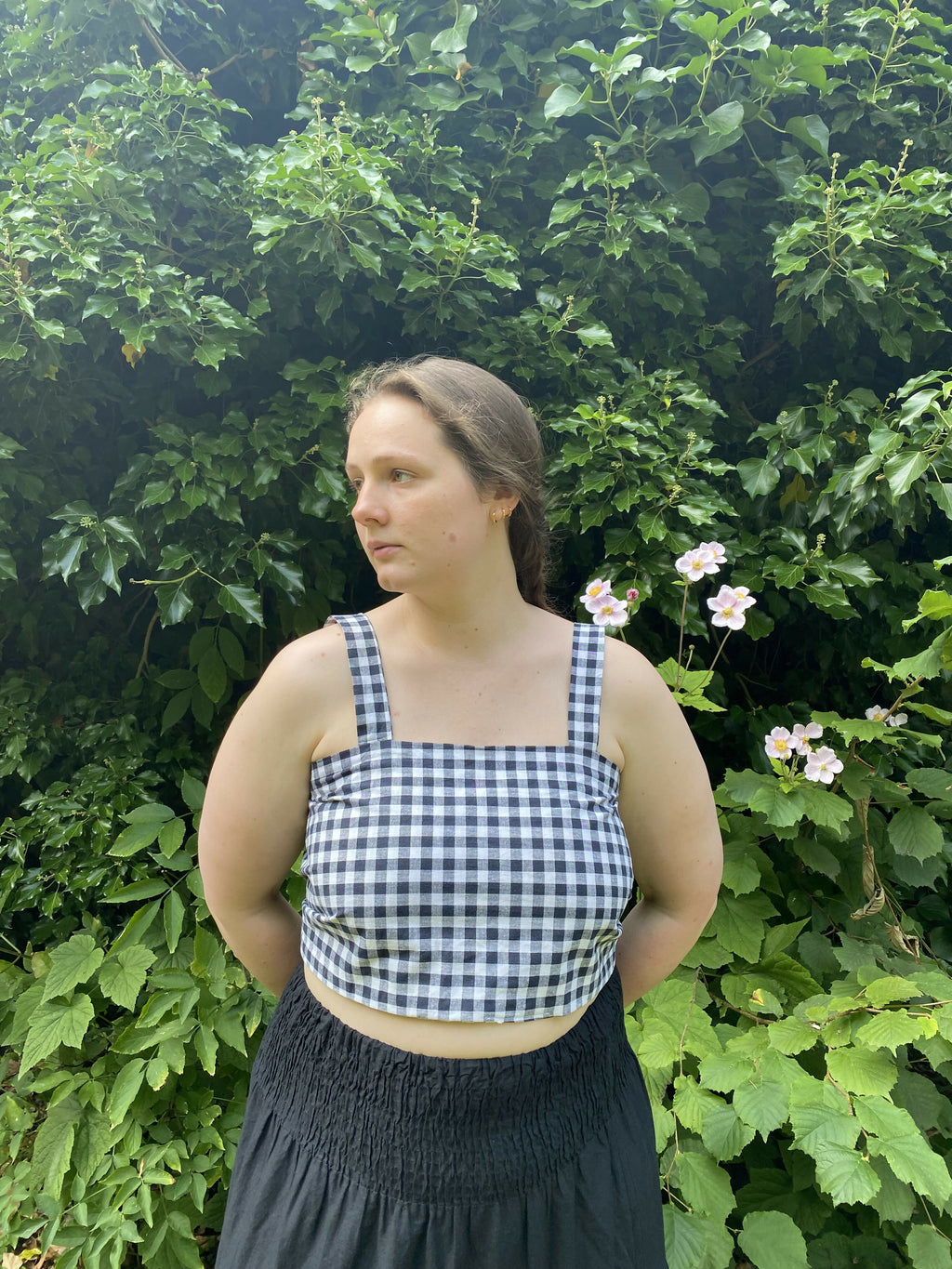 Jean-Marie - Crop top noué upcyclé