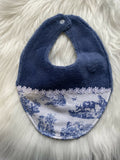 BAVOIR 0 2 ANS TOILE DE JOUY BLEUE