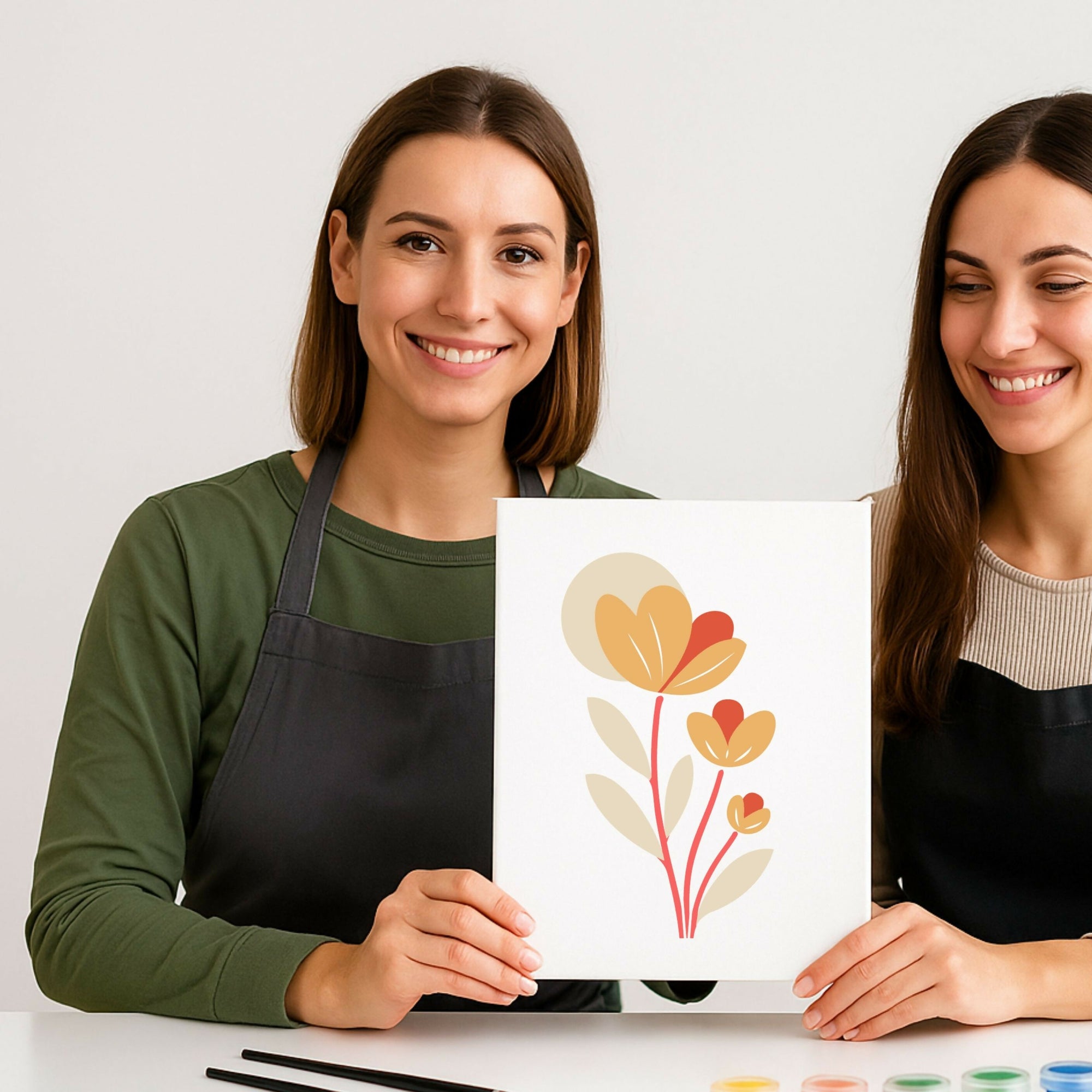 Kit Pochoirs Crocus – 2 pochoirs superposables, fleurs solaires & éclat créatif | Panash Art