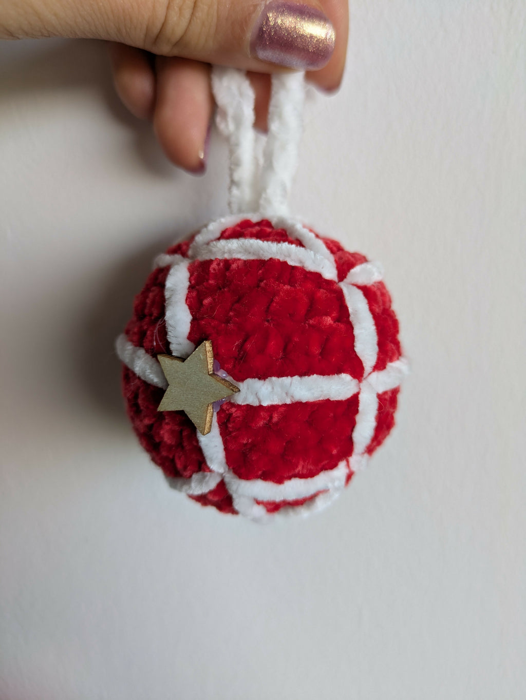 Boule de noël toute douce