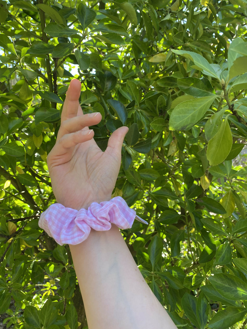 Upcycled Scrunchie - Passiflora
