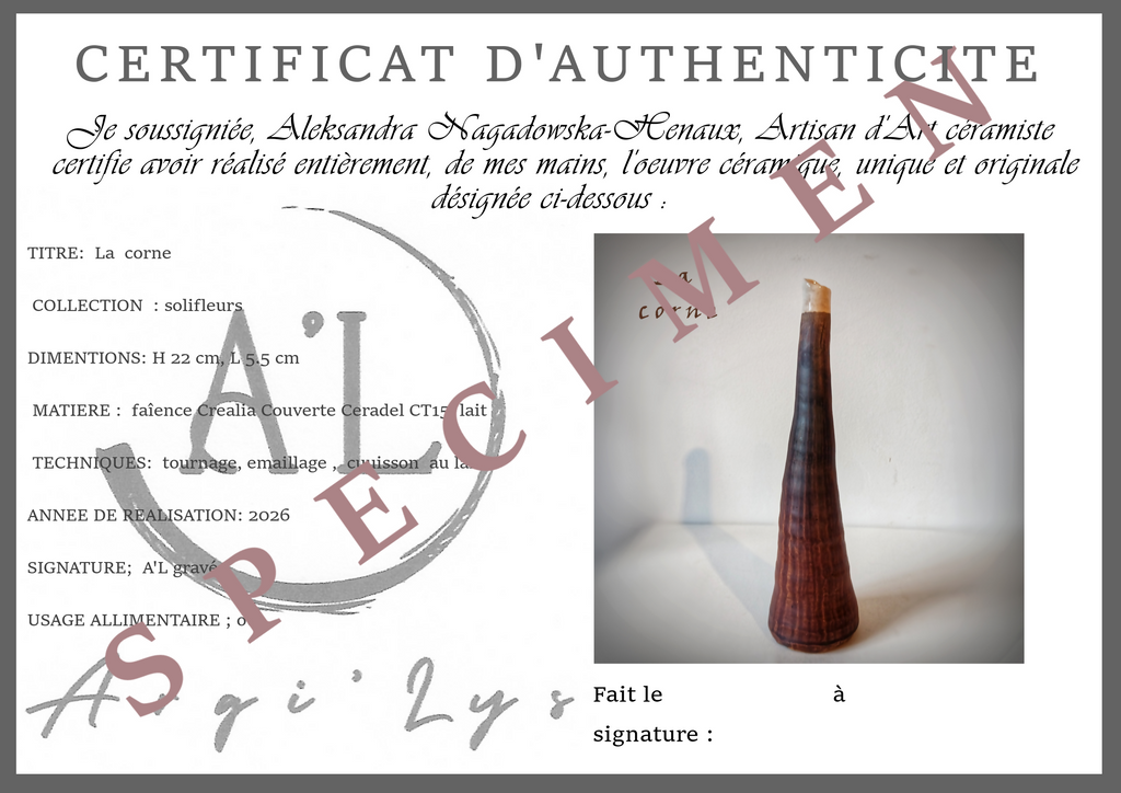 Solifleur La corne