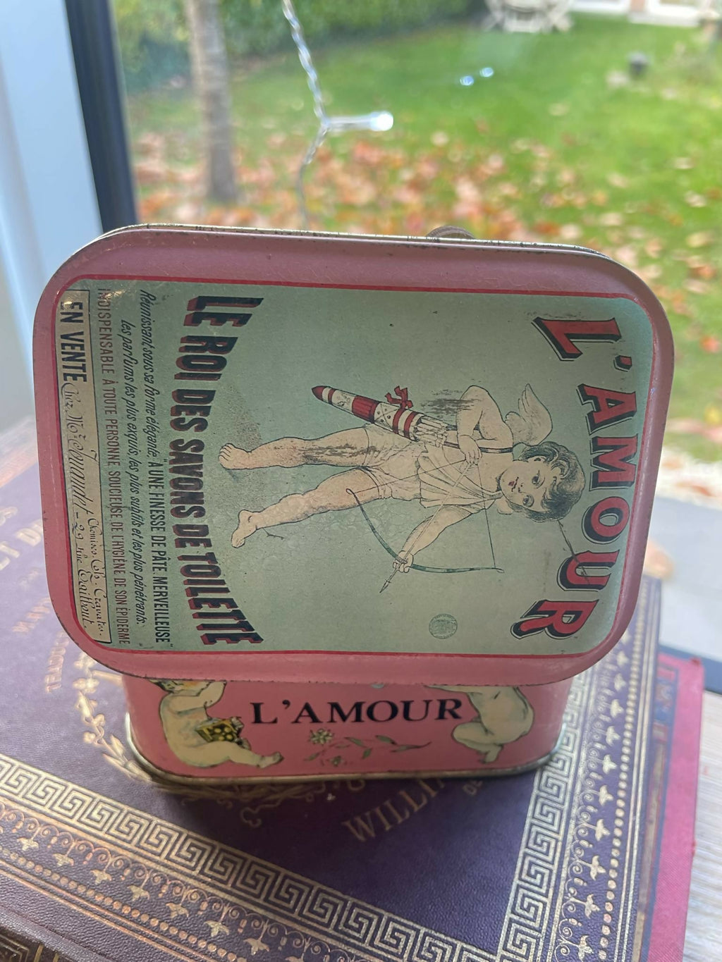 Boite à savon vintage AMOUR