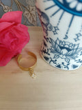 bague doré trefle