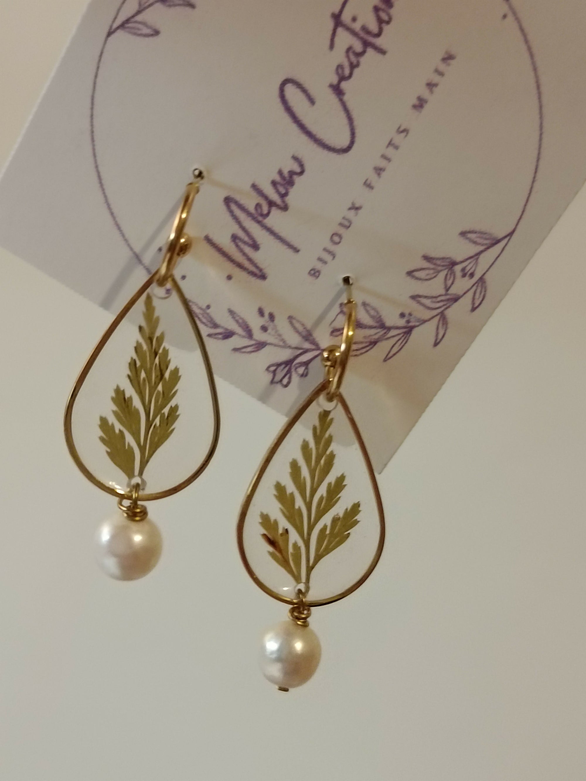 MEL/BSP Boucles Sapin Perle