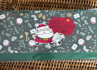 Carte enveloppe NOEL VERT